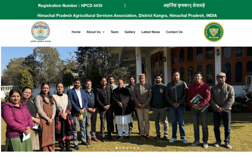 The Himachal Pradesh Agricultural Services Association (HIPASA), Kangra Unit